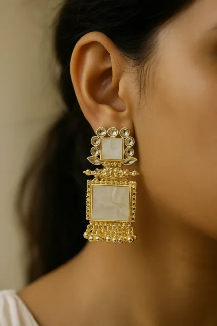 Pearl Reflection Earrings