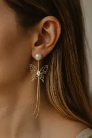 Butterfly Aura Earring, The best artificial jewellery brand in India