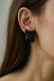 Black Mist Earring, Elegant Fashion Jewellery