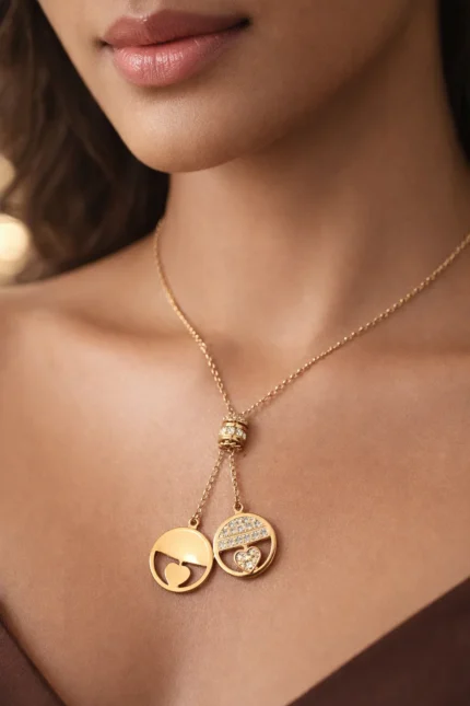 Golden Bond Duo Pendant